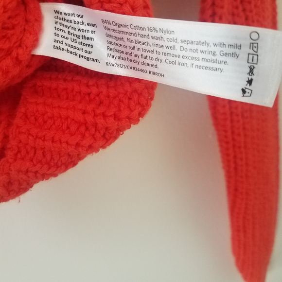 Eileen Fisher Orange Sweater Size XS Petite - Picture 6 of 8